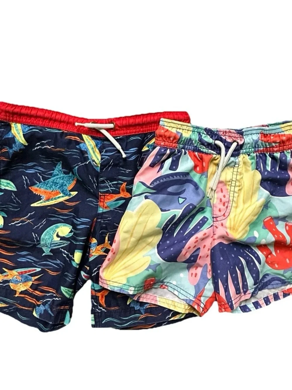 Boys Carter’s Lands End Summer Swim Trunks Marine Ocean Size 6/7